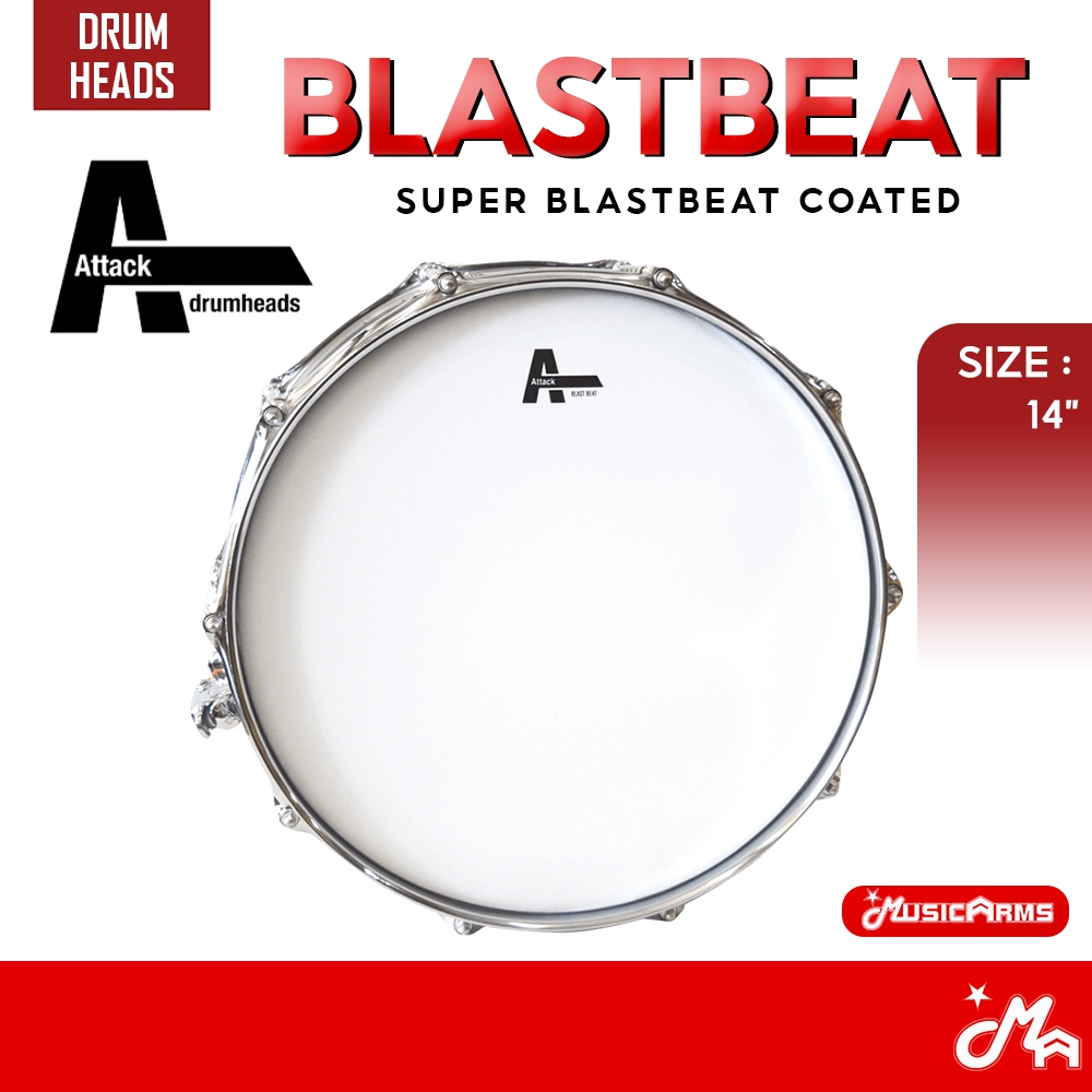 Attack Drumhead Super Blastbeat Coated หนังกลอง Drumhead