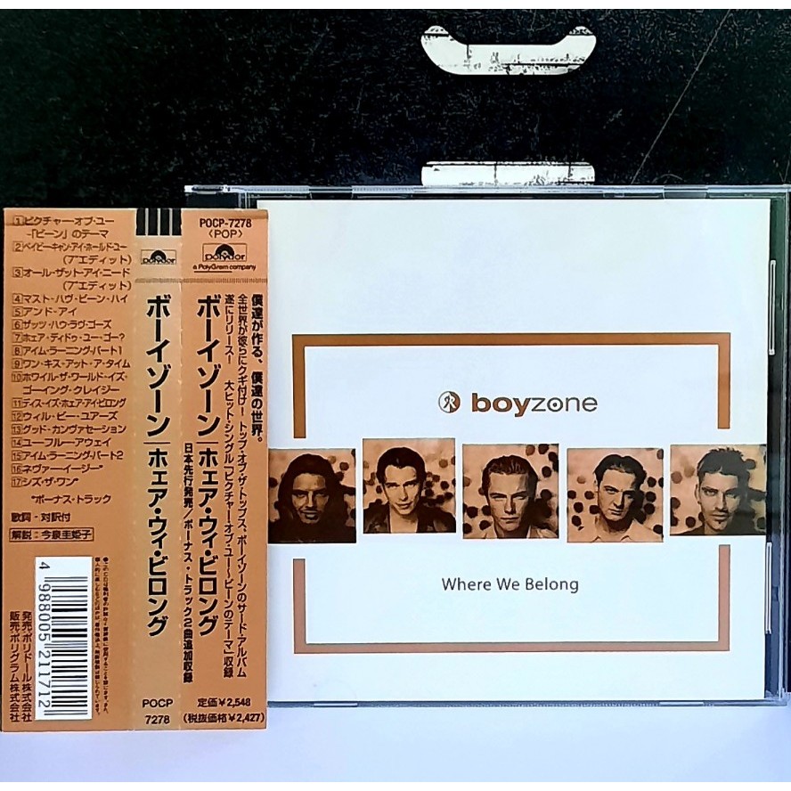 CD ซีดีเพลง Boyzone / Where we belong                                       -s12