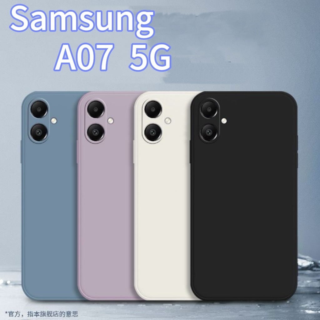 เคส สีพื้น ซิลิโคนนิ่ม สำหรับ SAMSUNG A07 A57 A37 A06  A05 A04 A03 A56 A36 A16 A26 A17 กันกระแทก กำมะหยี่ พาสเทล