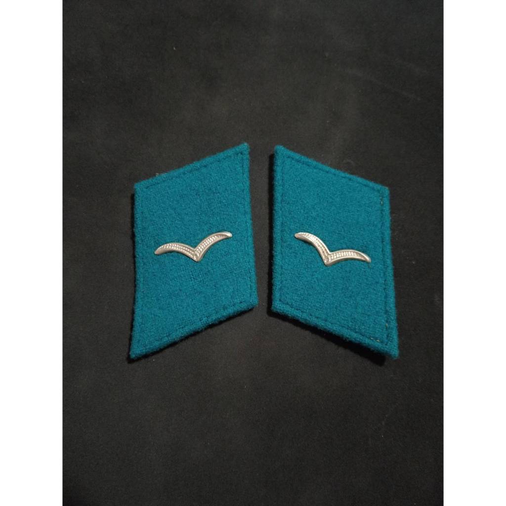 No.51 Original East German NVA Luftstreitkrafte Collar Tabs 🇩🇪🇩🇪เครื่องหมายปกคอทหารชั้นประทวนกองทัพอ