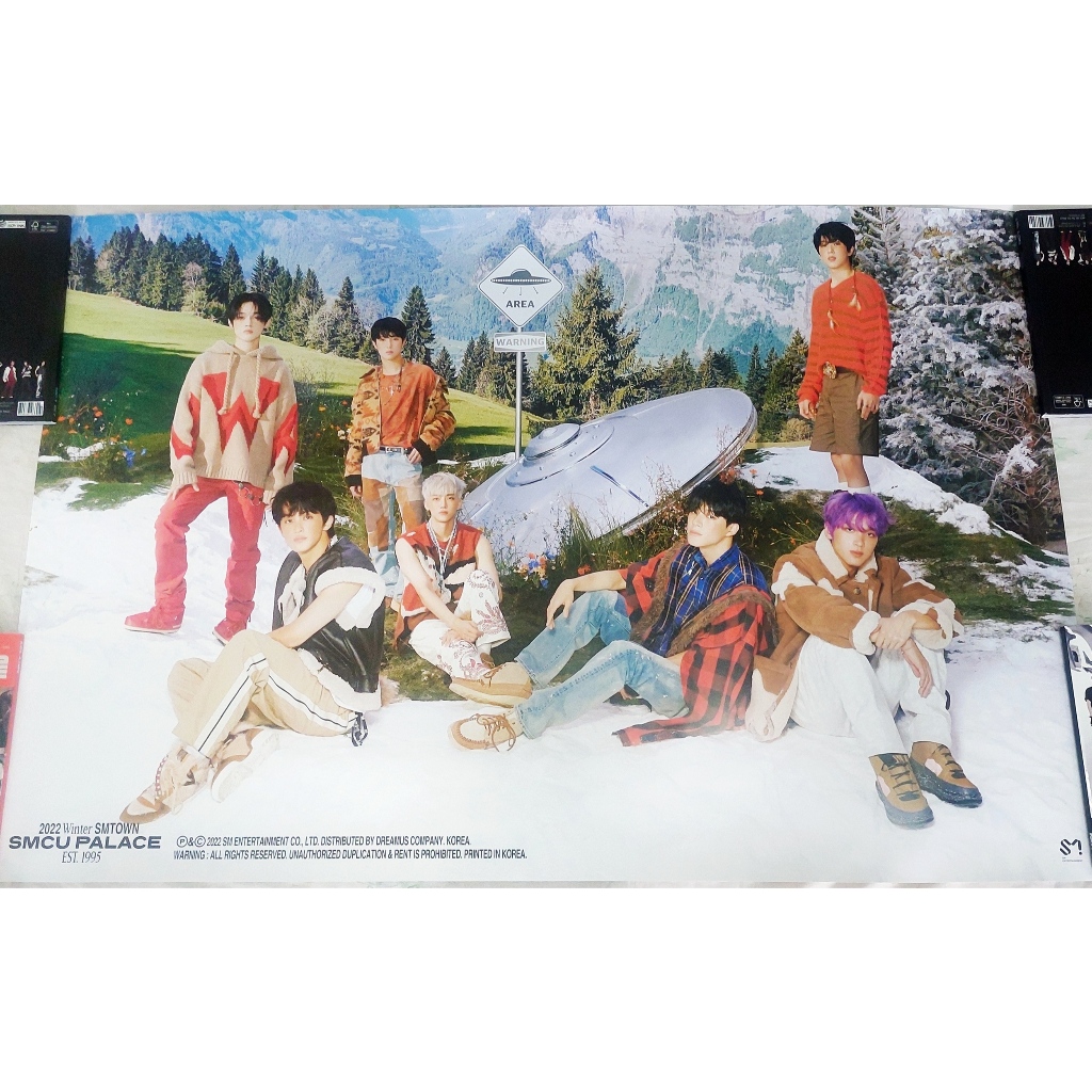 โปสเตอร์ ของแท้ จาก อัลบั้ม NCT DREAM - 2022 Winter SMTOWN : SMCU PALACE Album พร้อมส่ง Kpop Poster