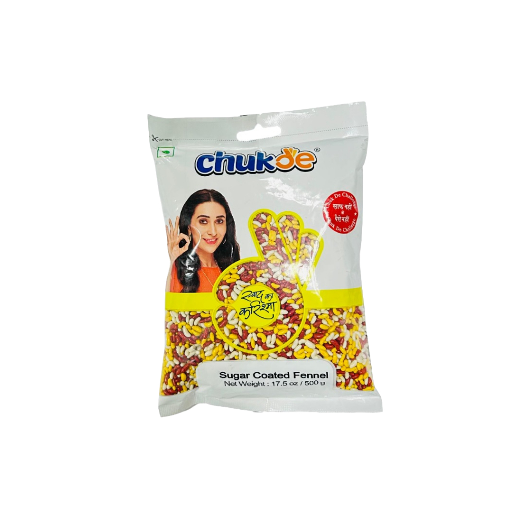Chuk-de Sugar Coated Fennel Seeds 500g เทียนข้าวเปลือกเคลือบน้ําตาล