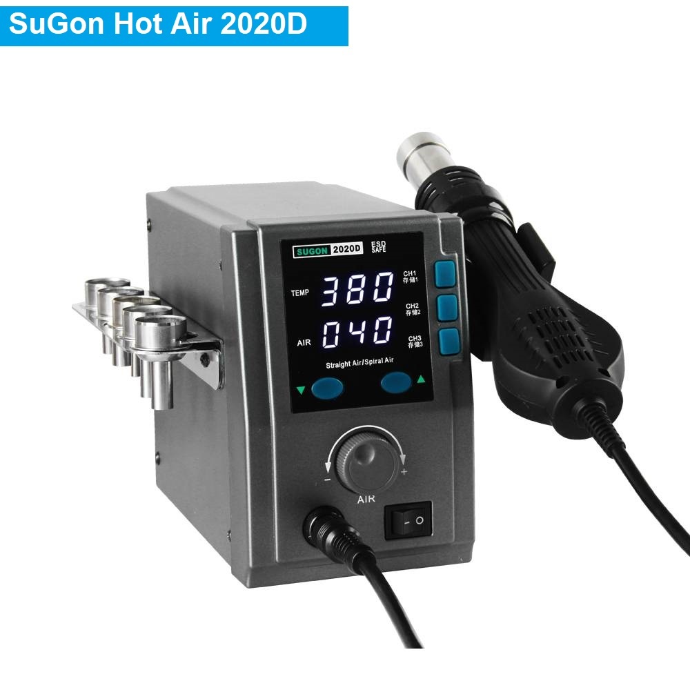 เครื่องเป่าลมร้อน+ฮอตแอร์ ยี่ห้อ SUGON รุ่น 2020D ระบบดิจิตอล