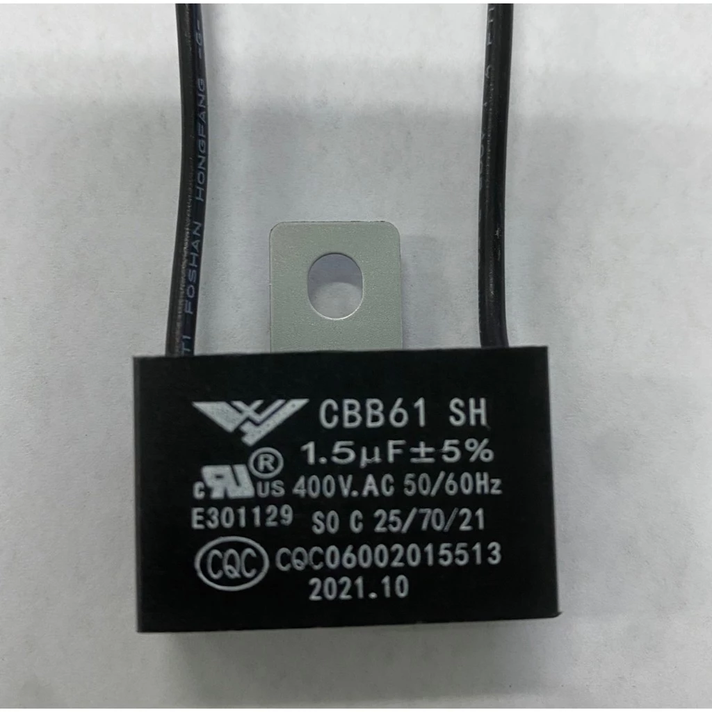 คาปาซิเตอร์ พัดลม HATARI ​ยี่ห้อ SK/HG/ทั่วไป1.2uF/1.5uF/1.8uF/2.0uF คาปา CBB61 Cพัดลม อะไหล่พัดลม thumbnail 7