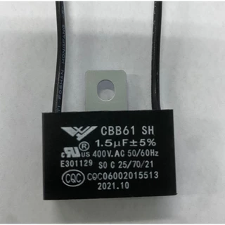 คาปาซิเตอร์ พัดลม HATARI ​ยี่ห้อ SK/HG/ทั่วไป1.2uF/1.5uF/1.8uF/2.0uF คาปา CBB61 Cพัดลม อะไหล่พัดลม
