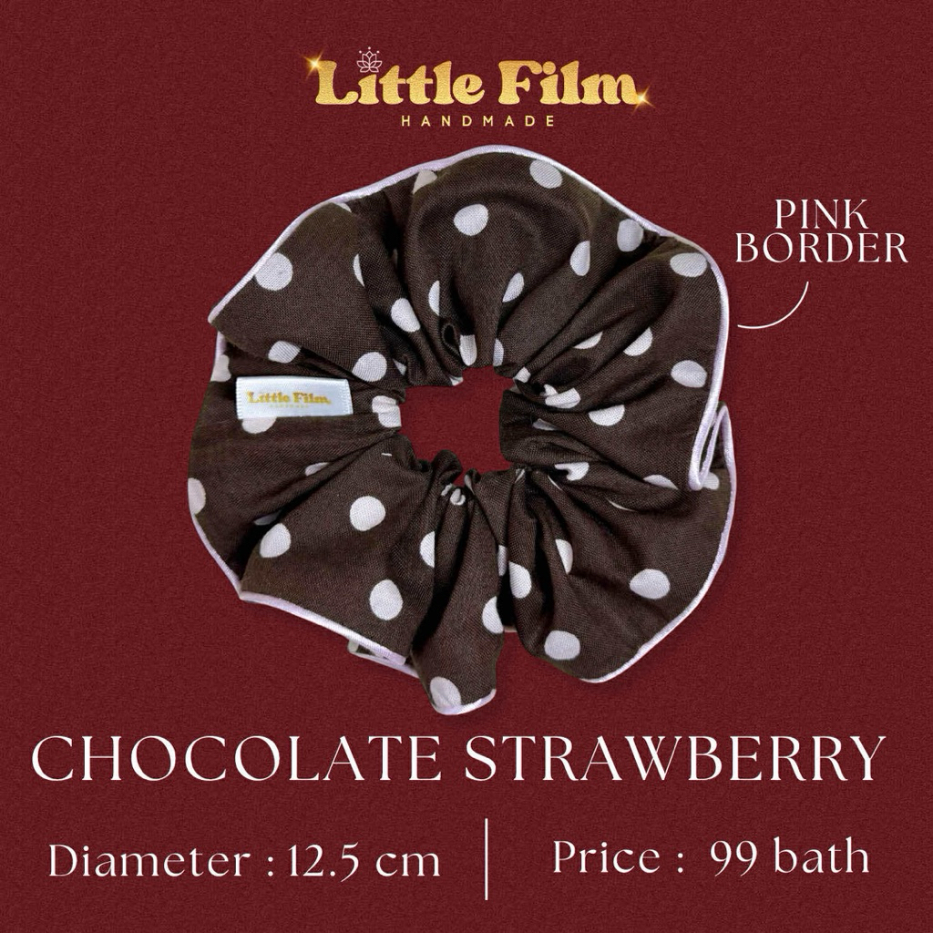 Chocolate🌰 Strawberry 🍓 Scrunchies