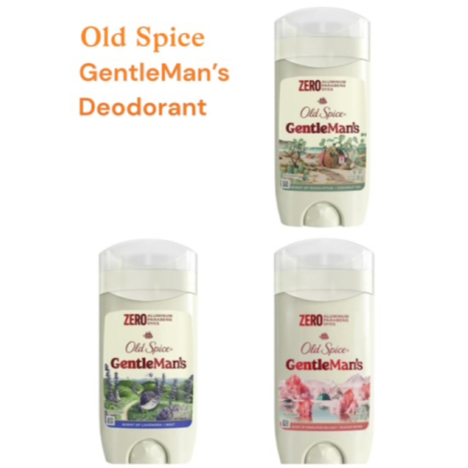 Old Spice GentleMan’s Blend Deodorant ZERO Aluminum ระงับกลิ่นกายโอลด์สไปซ์ เจนเทิลแมน เบลนด์ 85g