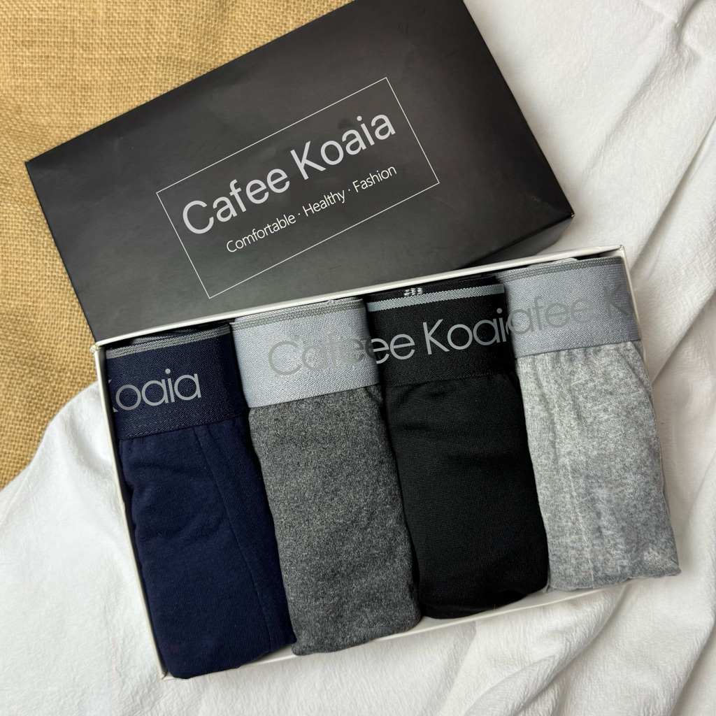 GXG กางเกงในท่านชายเซ็ตสุดคุ้ม 1 กล่อง 4 ตัว 4 สี คุ้มๆผ้านุ่มใส่สบายระบายอากาศได้ดี​ มีของพร้อมส่งในไทย