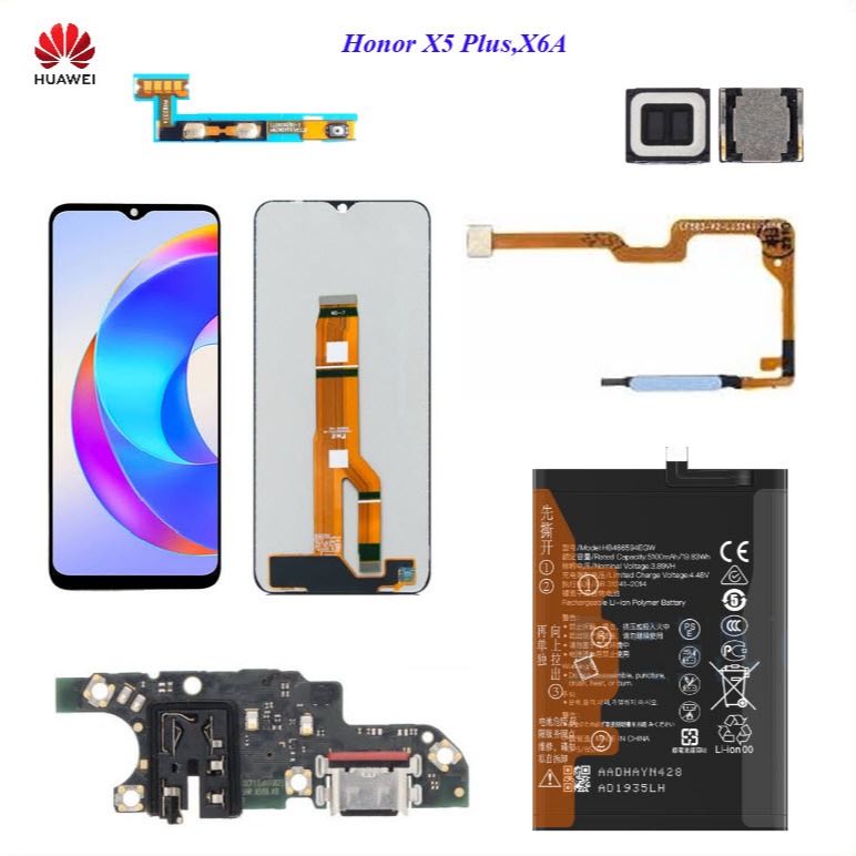 อะไหล่มือถือ Huawei Honor X5 Plus,WOD-LX1,WOD-LX2,WOD-LX3/สายแพร/ลำโพงหูฟัง/แบตเตอรี่ HB476594EGW/หน