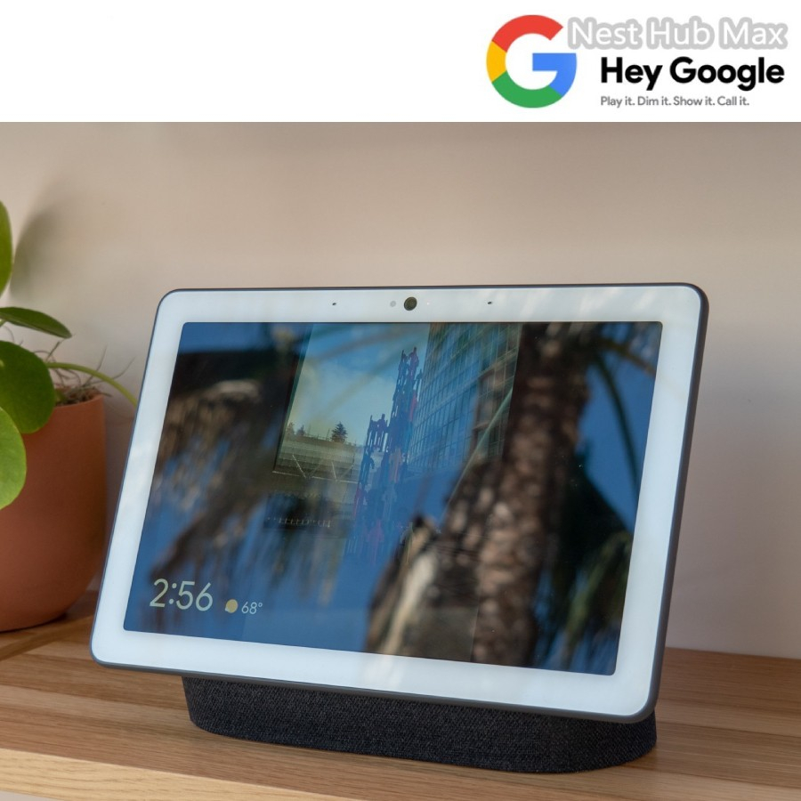 Google Nest Hub Max หน้าจอ 10นิ้ว มาพร้อมกับกล้องวงจรปิด Nest Cam สั่งการผ่าน Google Assistant