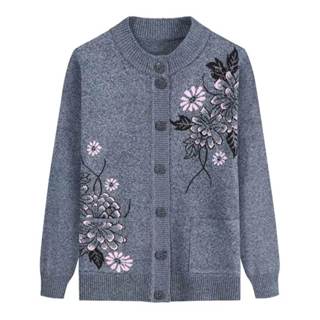 กันหนาวคนแก่ผู้หญิง ไหมพรม มาใหม่ล่าสุด อก34-44นิ้ว