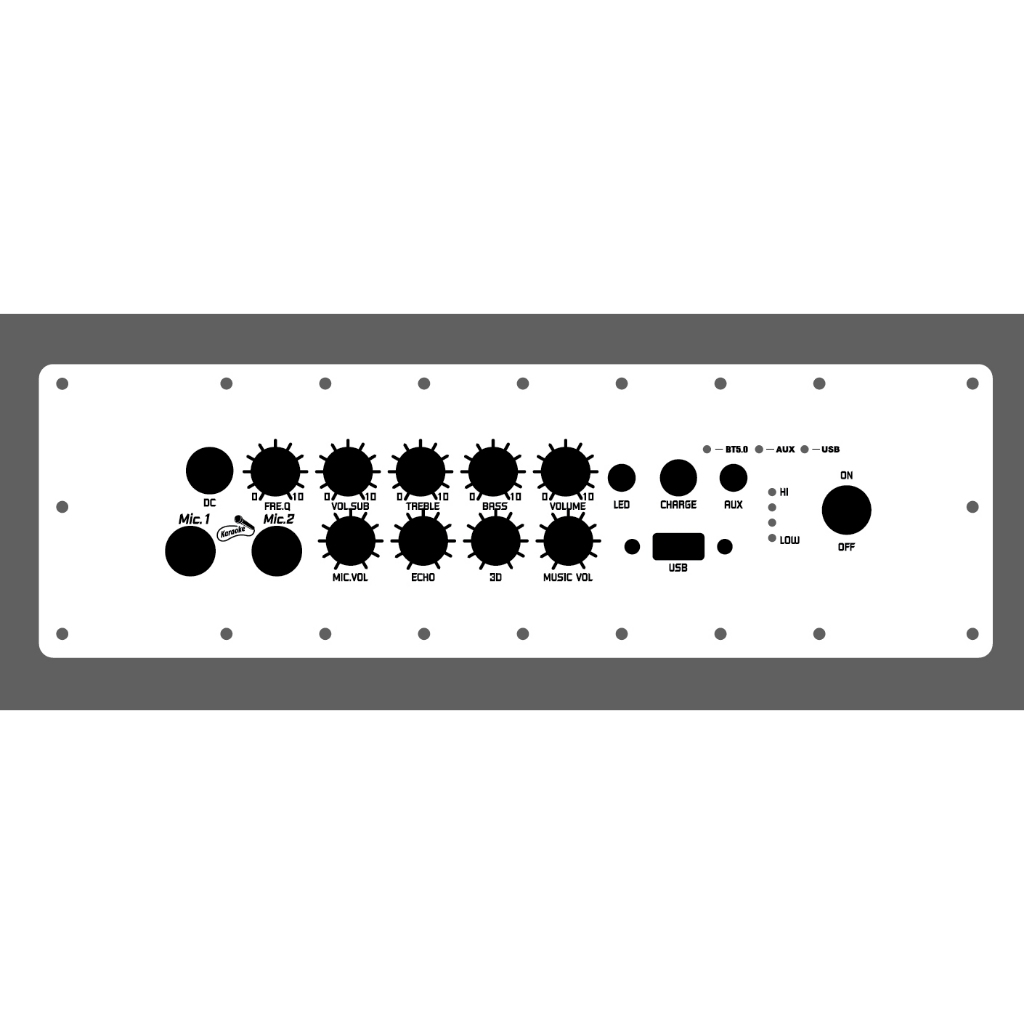 เพลทไฟ ZK-Pro1+ ZK-AMP ไม่ย้ายวอลุ่ม