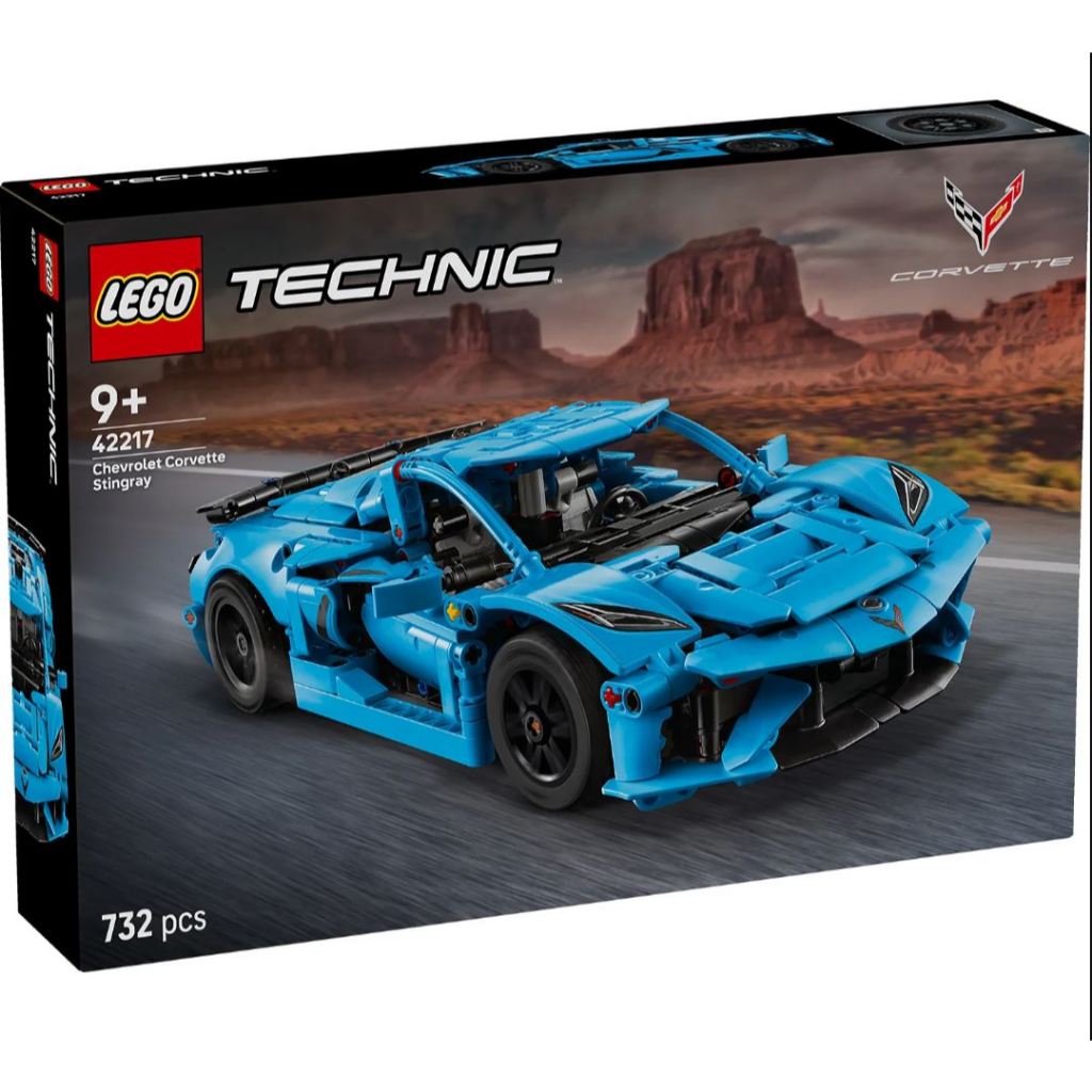LEGO® Technic Chevrolet Corvette Stingray Blue 42217