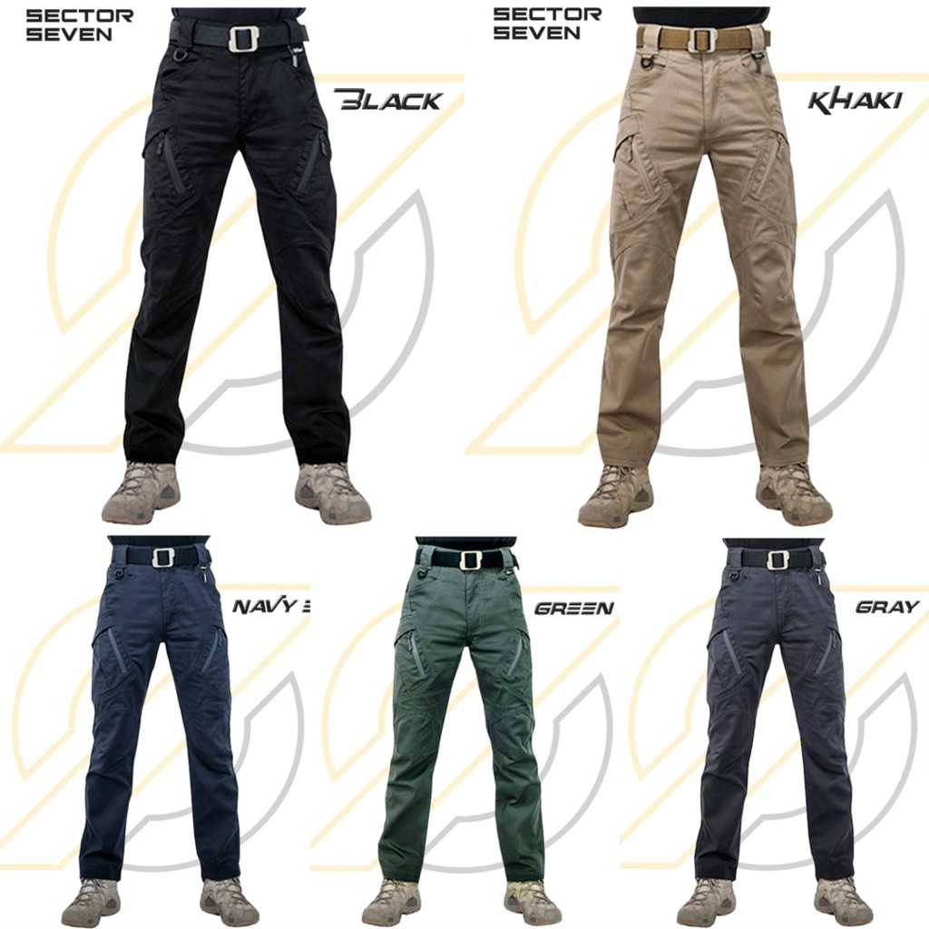 กางเกง ยุทธวิธี Sector Seven รุ่น IX9C ผ้าตาราง สี : ดำ-กากี-กรม-เทา-เขียว