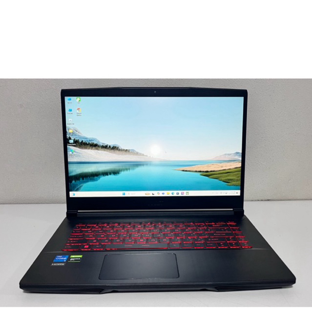 โน๊ตบุ๊ค Notebook มือสอง Gaming Msi GF63 Thin Core i5 Gen 11 Ram8G M.2 512G การ์ดจอ GTX1650  ฟรีเมาส