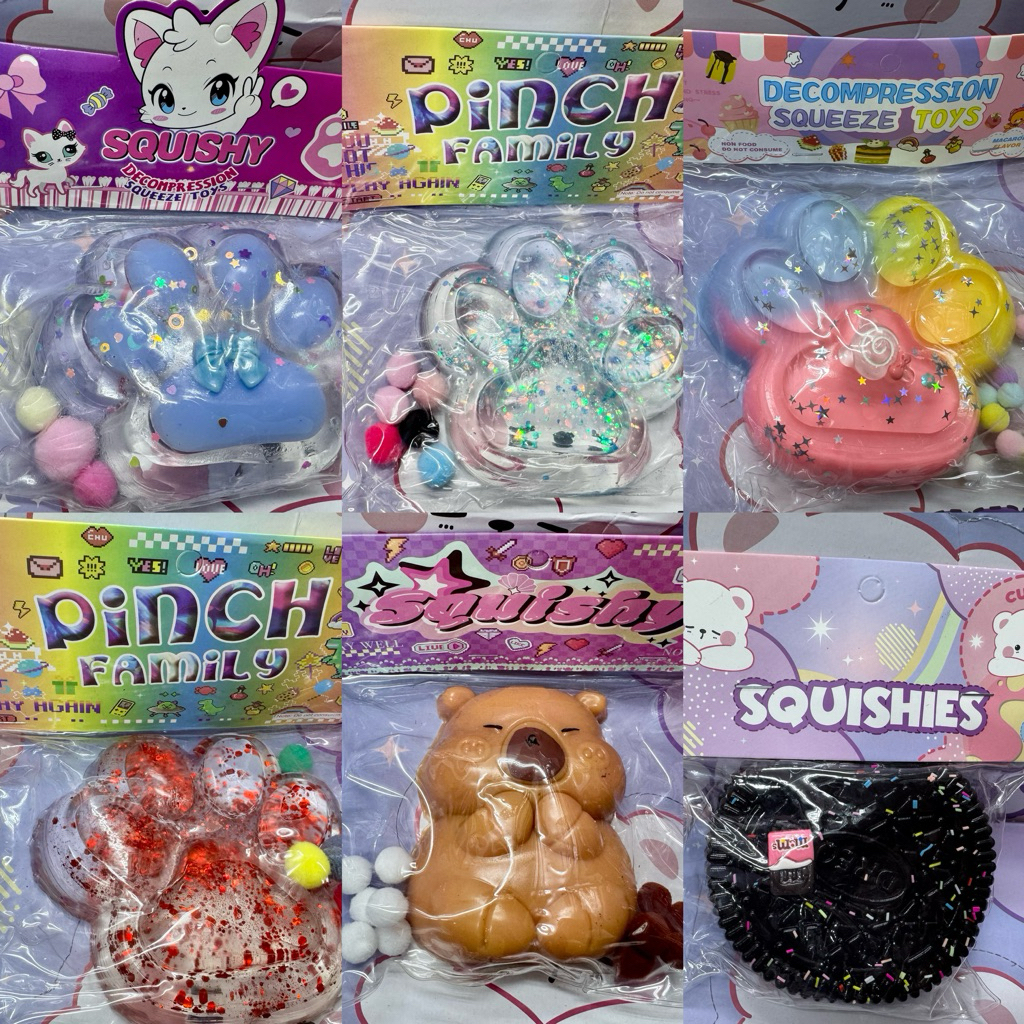 Utopia ทาบะสกุชชี่แมว Taba Squishy ของเล่นบีบได้ Cat Paw Jelly สกุชชี่ นุ่มนุ่มๆ ใหญ่ ของเล่นคลายเครียดจำลองแสนสนุก