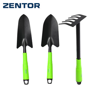 Zentor ชุดเครื่องมือทำสวน 3 ชิ้น จัดชุดครบ เครื่องมือทำสวน ใช้งานได้หลากหลาย ทนทาน แข็งแรง Gardening Tool Set