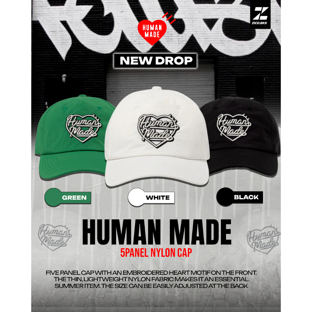 HumanMa 5 Panel Nylon Cap