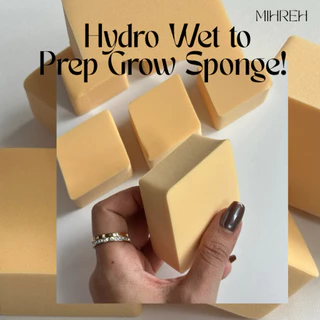 [3150](พร้อมส่ง) Hydro wet to prep grow sponge! ฟองน้ำแต่งหน้าแบบเปียก ตบๆๆ ได้ลุคงานผิวโกลว แบบช่างเกาหลีมาเอง (MT10)