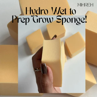 [3150](พร้อมส่ง) Hydro wet to prep grow sponge! ฟองน้ำแต่งหน้าแบบเปียก ตบๆๆ ได้ลุคงานผิวโกลว แบบช่างเกาหลีมาเอง (MT10)