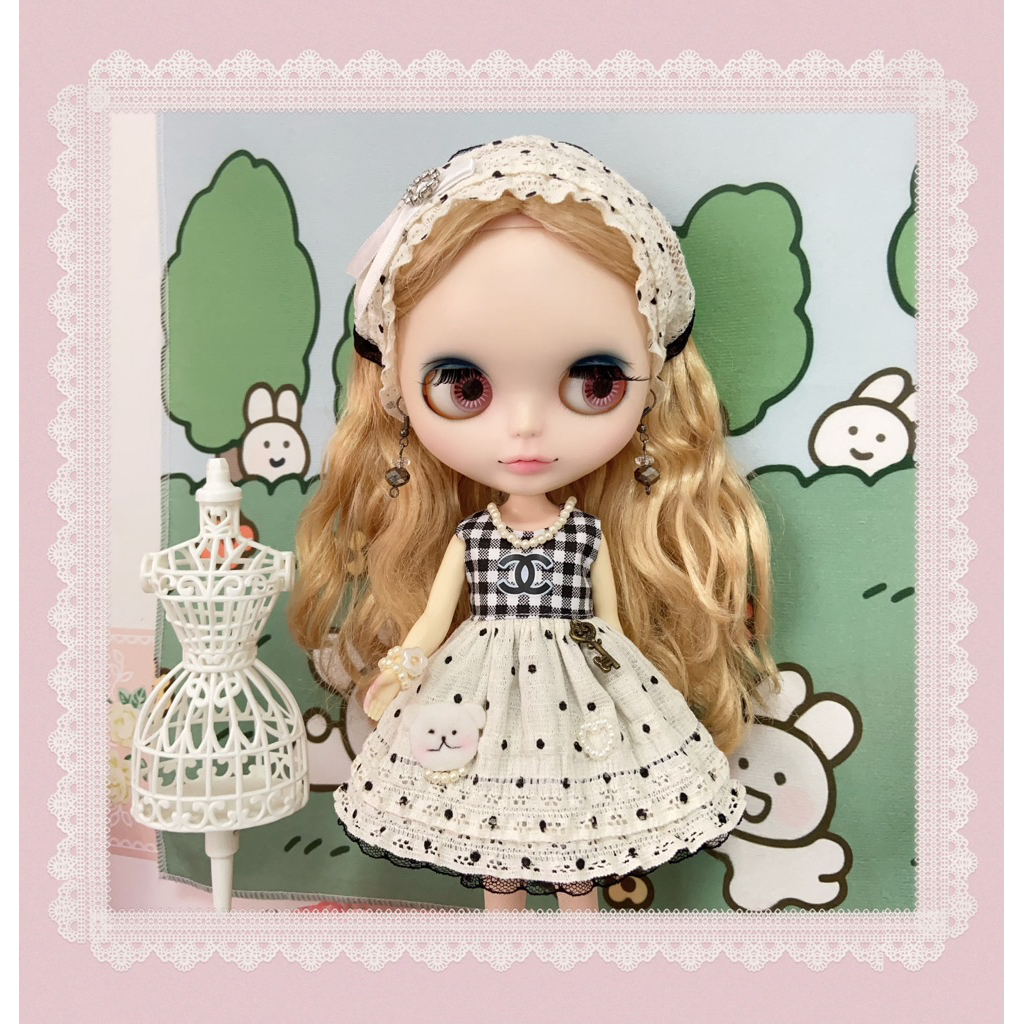 ️ Set ชุดไซค์ตุ๊กตาบลายธ์ พร้อมเครื่องประดับ ️