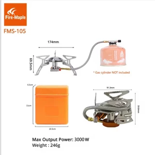 เตาแก็ส Fire Maple FMS-105 พกพาสะดวก ใช้งานง่าย พร้อมกล่องจัดเก็บกันกระแทก สินค้าส่งจากไทย