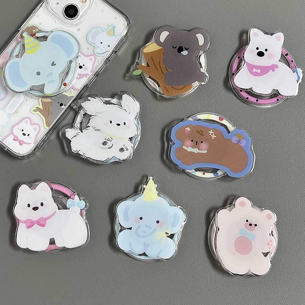 พร้อมส่งจากไทย ! Griptok กริ๊บต๊อกติดโทรศัพท์แบบแม่เหล็กลายปุ๊กลุ้ก (2606) สามารถถอดออกและติดใหม่ได้ไม่ต้องใช้กาว