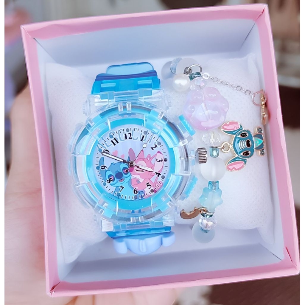 นาฬิกาสติชมีไฟแถมฟรีกำไรและกล่อง