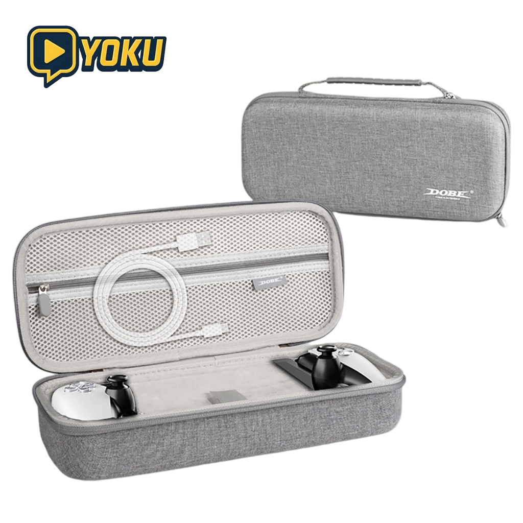 พร้อมใช้งานสำหรับ PS5 Portal กระเป๋าเดินทาง EVA แข็ง กันกระแทก เคสพกพา PlayStation5 Portal สำหรับเก็บคอนโซล