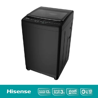 Hisense เครื่องซักผ้าฝาบน 16 กก. รุ่น WT160F10E สีดำ