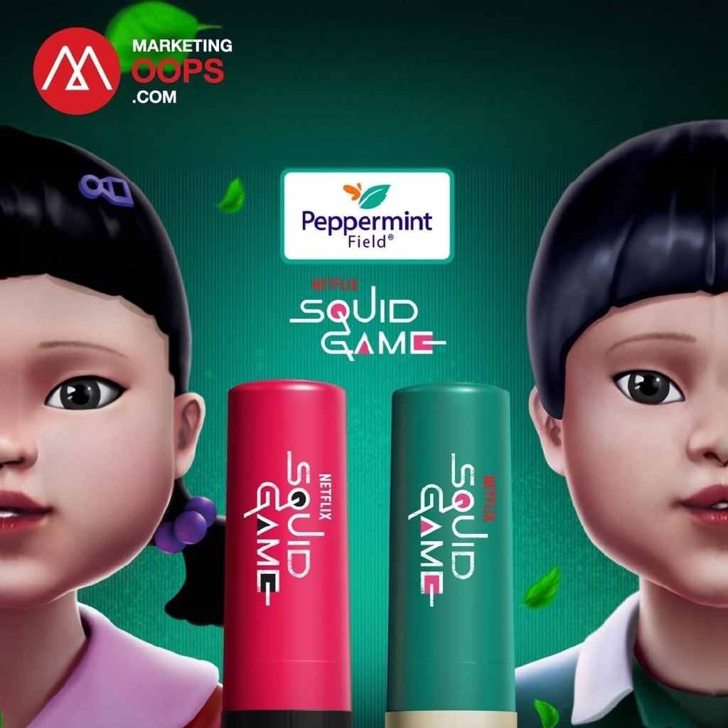 [ส่งด่วน] ยาดมสควิดเป๊ป 2 ซีซี Peppermint Field Netflix Squid Game Inhaler 2cc.