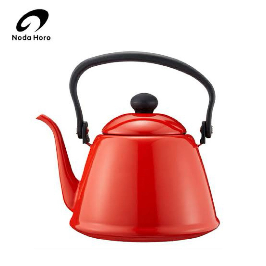 กาน้ำเคลือบอีนาเมล NODA HORO II สีแดง DK-200 ผลิตในญี่ปุ่น ขนาด 2.0 ลิตร ใหม่