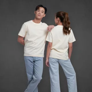 เสื้อโคตรเย็น Basic T-Shirt Ultra Cool Mynds รุ่น Regular โคตรเย็น สีครีม-Cream