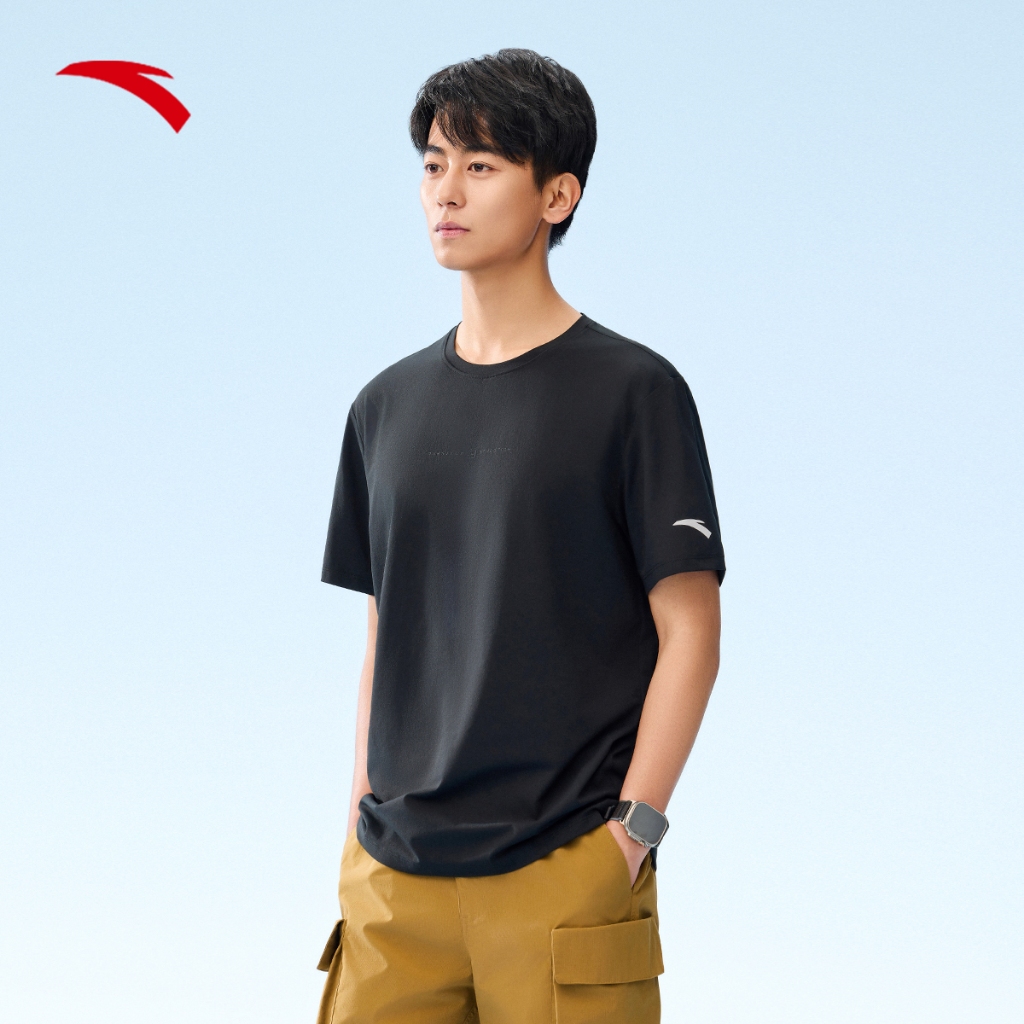 ANTA เสื้อยืดสั้นชาย 9525B7115 Official Store