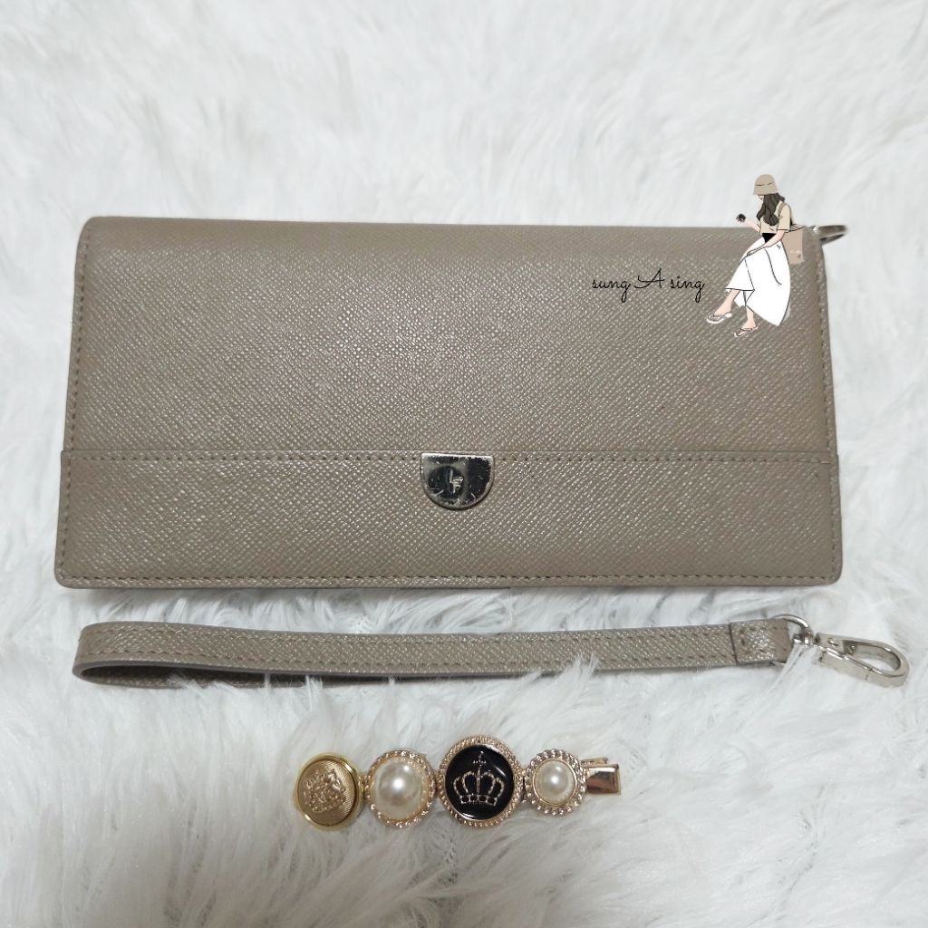 🦫กระเป๋าสตางค์ Louis Fontaine แท้ มือสอง สภาพดีSALE❗️❗️#กระเป๋าสตางค์ #กระเป๋าตังค์มือสอง #กระเป๋าสต