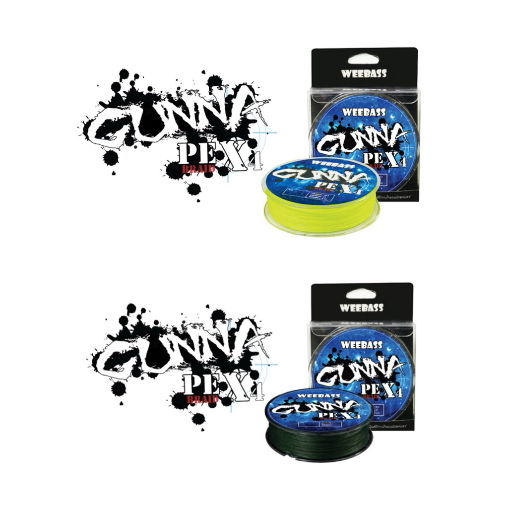 สาย PE ถัก 4 Gunna จากค่าย WEEBASS