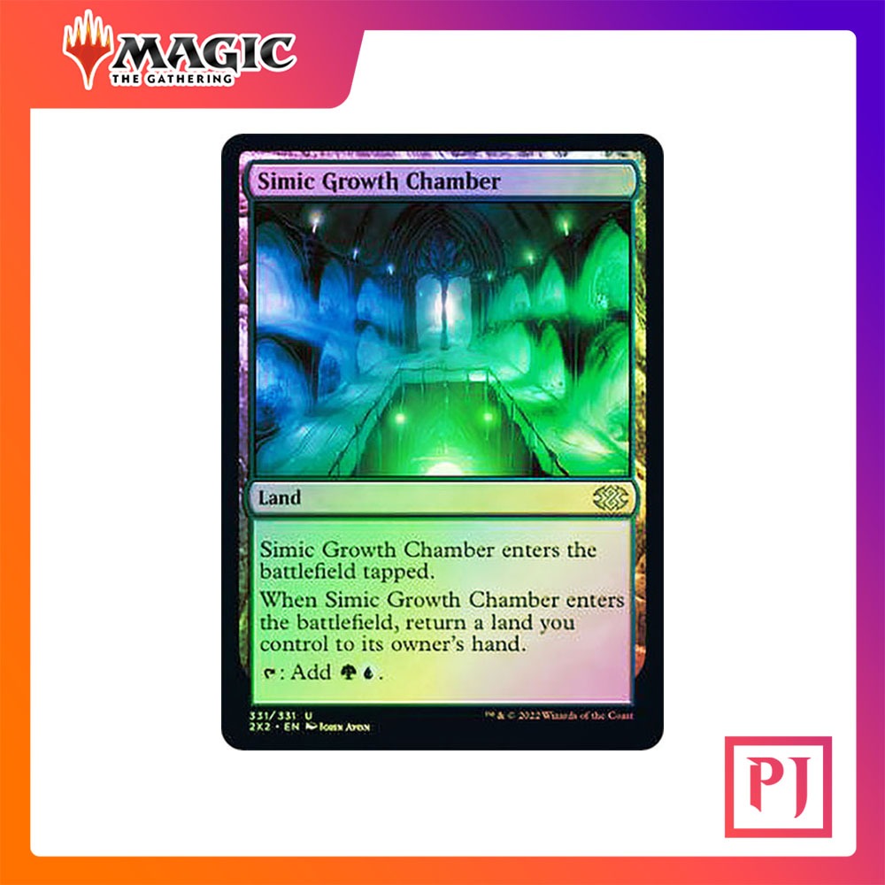 [MTG] Simic Growth Chamber [2X2] [LAND] [UNCOM] [FOIL] [ENG] (การ์ดเมจิค / Magic the Gathering)