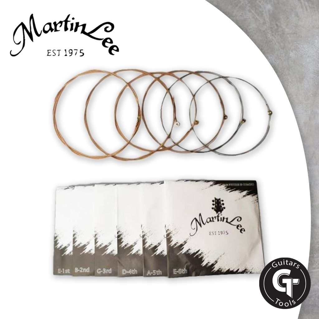 MartinLee Light Series I Coated | สายกีตาร์ เคลือบกันสนิม ใช้งานดี ราคาย่อมเยาว์ ครบชุด6เส้น 🎉มีเก็บปลายทาง - รูปที่ 5