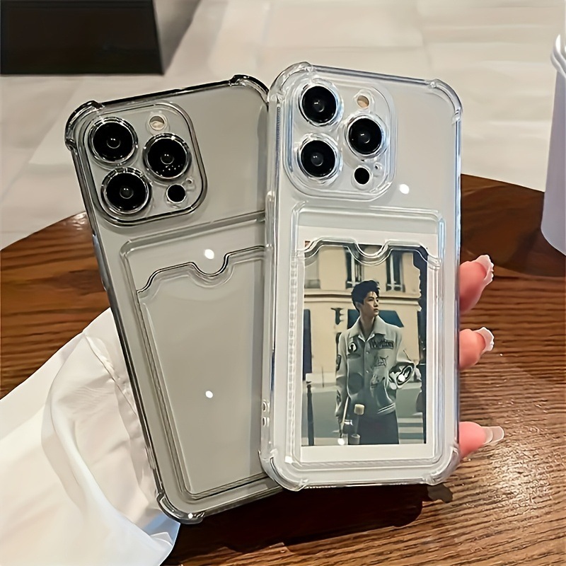 การ์ด เคสโทรศัพท์ For iPhone 11 13 16 pro max Case iPhone 13 14 15 pro max 12 13 pro max 7 8 Plus 13 Pro SEโปร่งใส