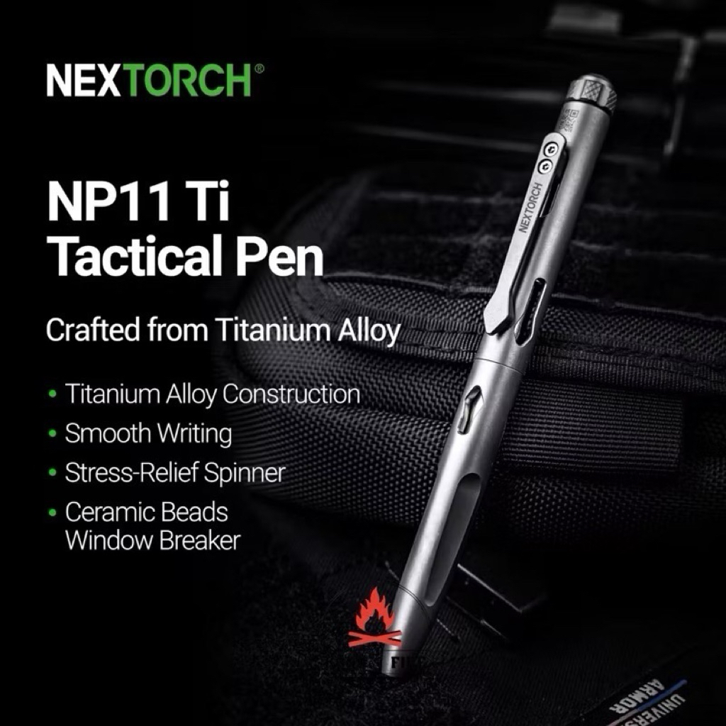 ปากกา NEXTORCH EDC NP11 Ti Tactical Pen