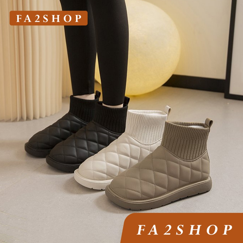 FA2SHOP รุ่น CM114 รองเท้าบูทบุขน