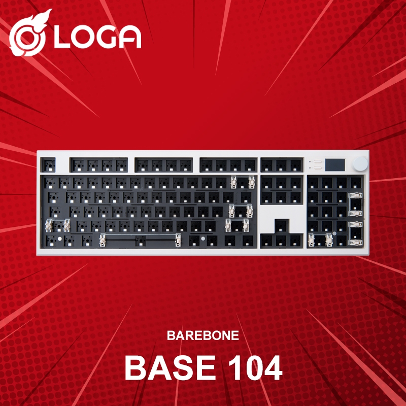 คีย์บอร์ด LOGA BASE 104 BAREBONE ประกันศูนย์ 2 ปี