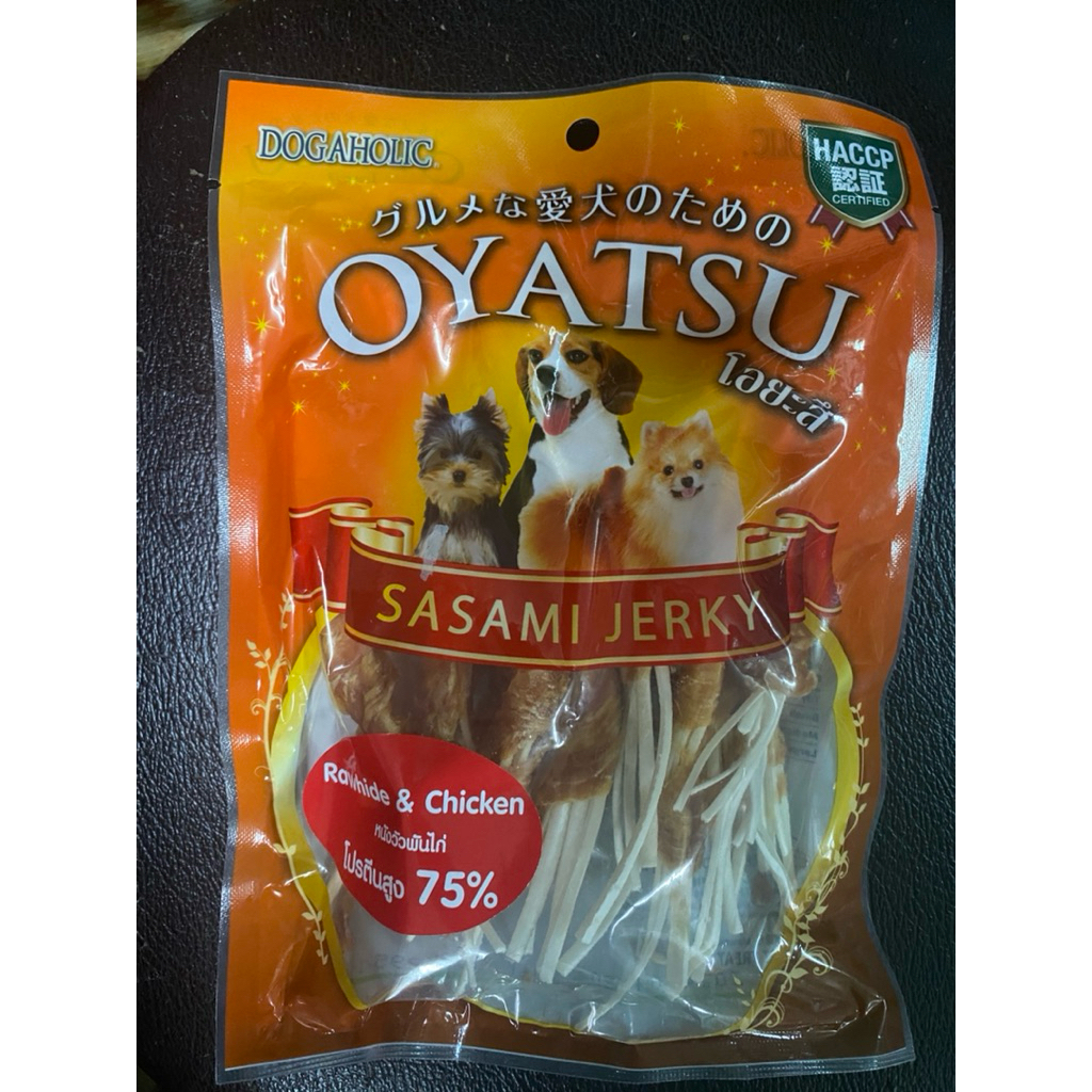 ขนมสุนัข แท่งนมกรอบ หนังวัว แท่งนมเหนียวพันสันในไก่ ขนมหมา