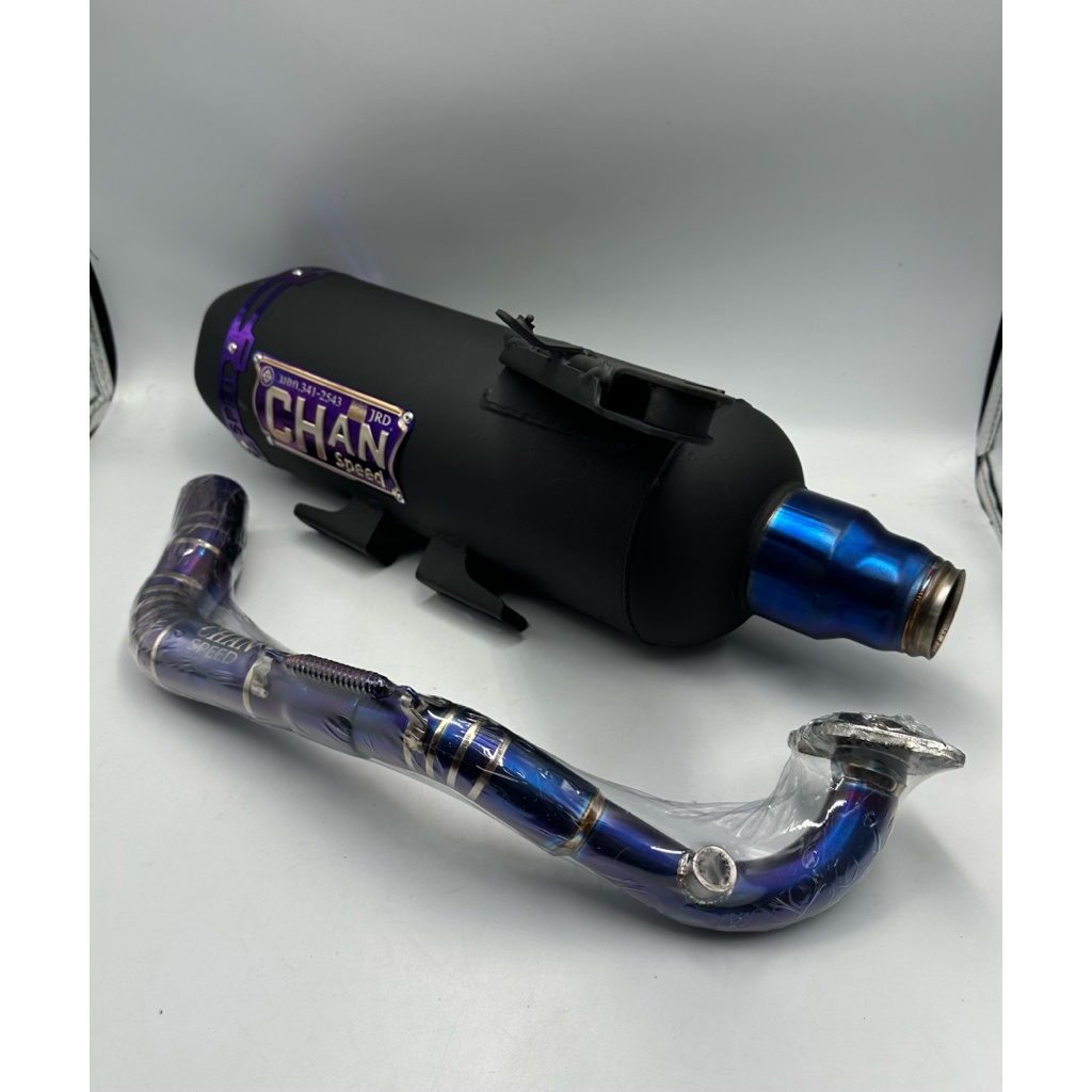 ท่อผ่าPcx160 /Lead หมก Chan Speed (คอไทเทเนียม,คอสแตสเลส)