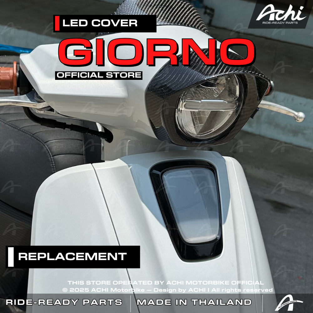 LED COVER FOR LOGO LIGHT HONDA GIORNO+ 2024-2026 BY ACHI THAILAND OFFICIAL