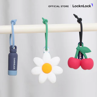 LocknLock อุปกรณ์ตกแต่งขวดน้ำ หรือ กระเป๋า รูป ลายดอกเดซี่ รุ่น TLL095WHT