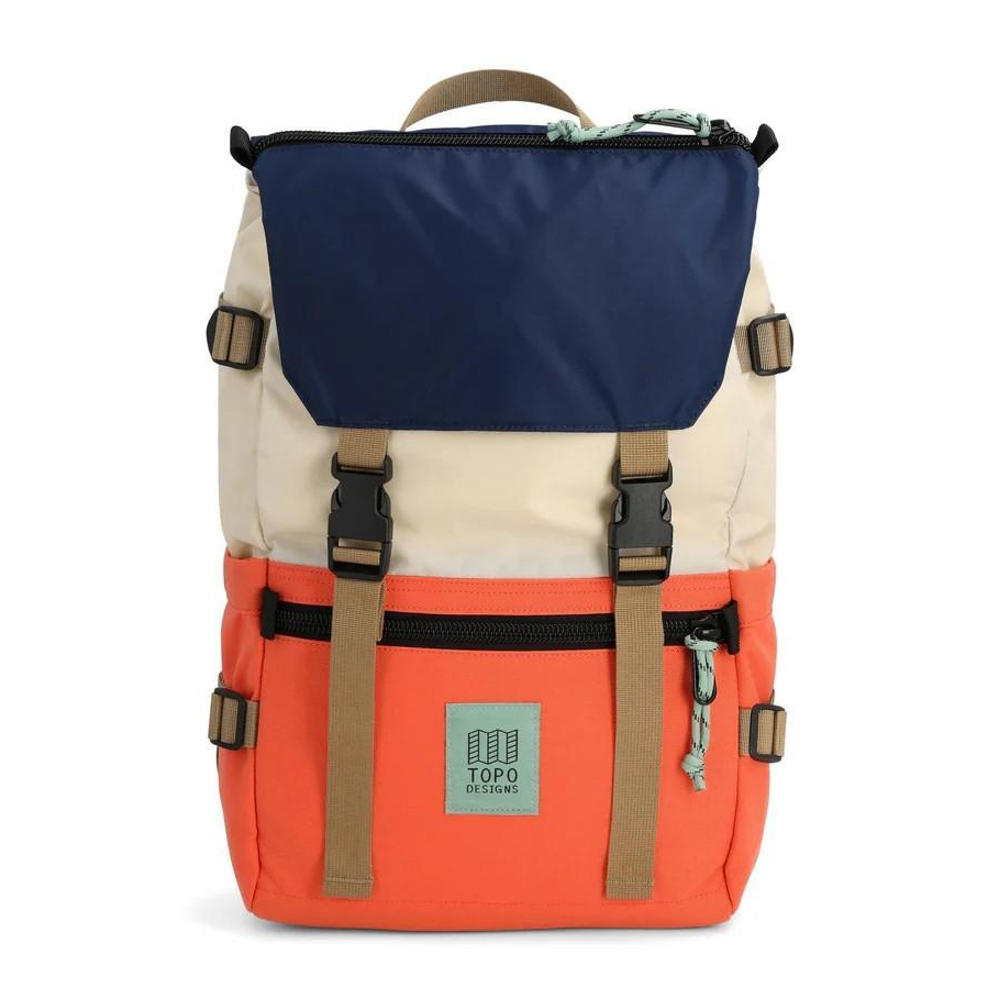 Topo Designs กระเป๋าเป้สะพายหลัง รุ่น ROVER PACK CLASSIC ALMOND/EMBERGLOW