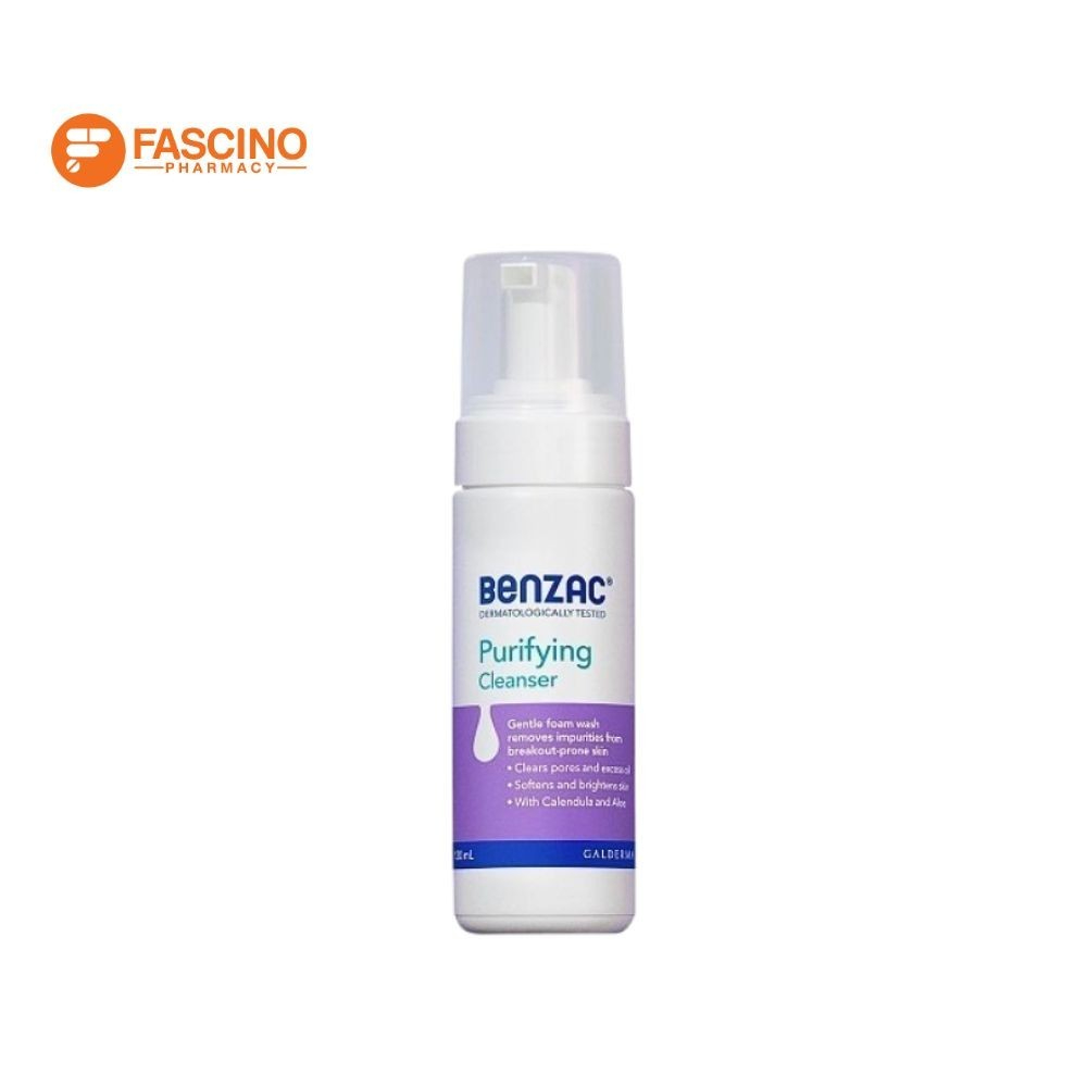 BENZAC Purifying Cleanser คลีนเซอร์ทำความสะอาด สำหรับผิวมันหรือผิวผสม (130ml.)