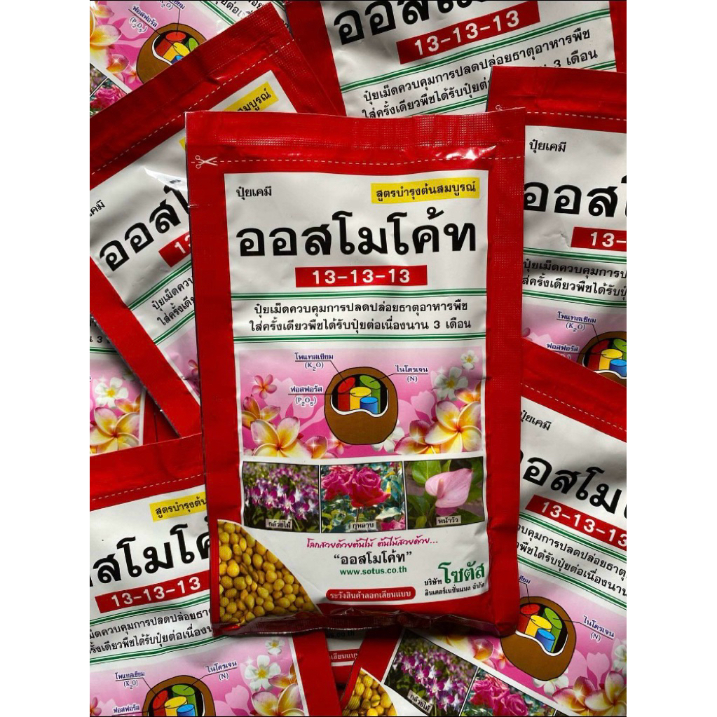 ออสโมโค้ท 13-13-13 (100 กรัม) ปุ๋ย ปุ๋ยออสโมโค้ท