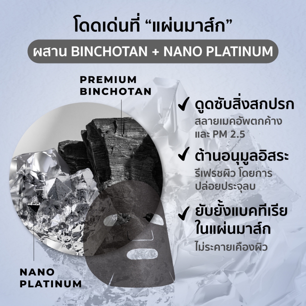 HER HYNESS INSTANT RENEWAL BLACK MASK SHEET มาส์กดำผิวเด็ก ฟื้นฟูผิว ใน 40 นาที - รูปที่ 4